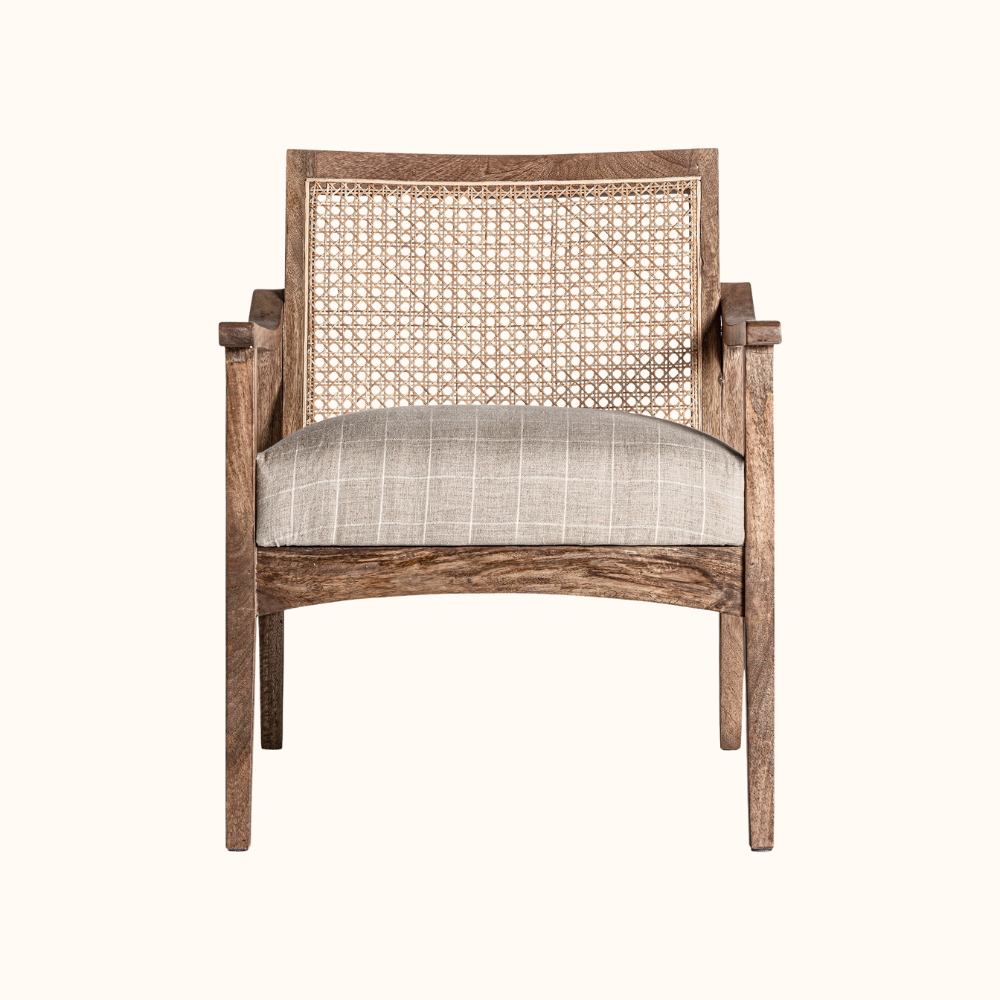 Sorrento Teak Cane Armchair - Image 2