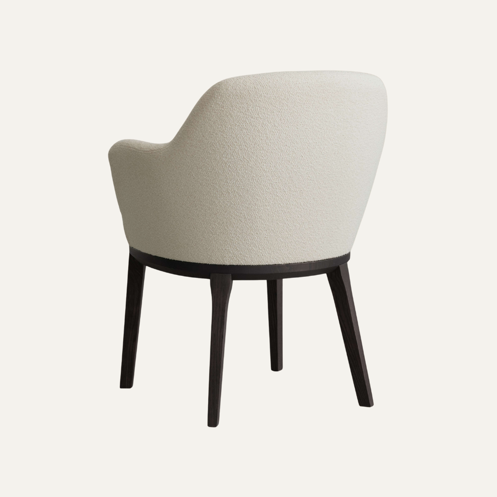 Edda Barrel-Back Dining Chair - Image 3