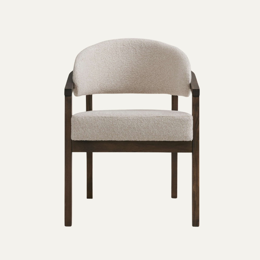 Nora Curved Arm Chair - Image 2