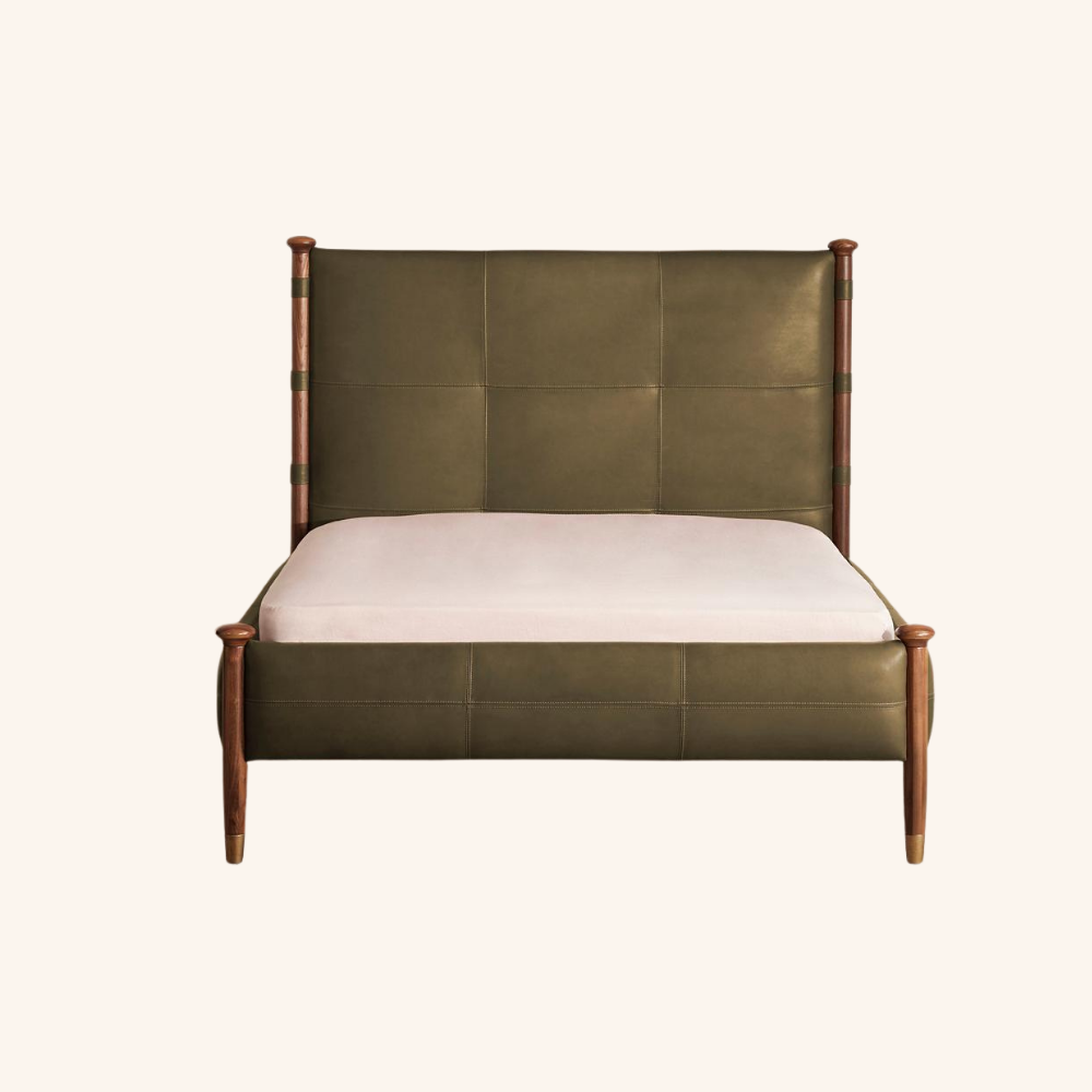 Aurora Leather Bed - Image 2