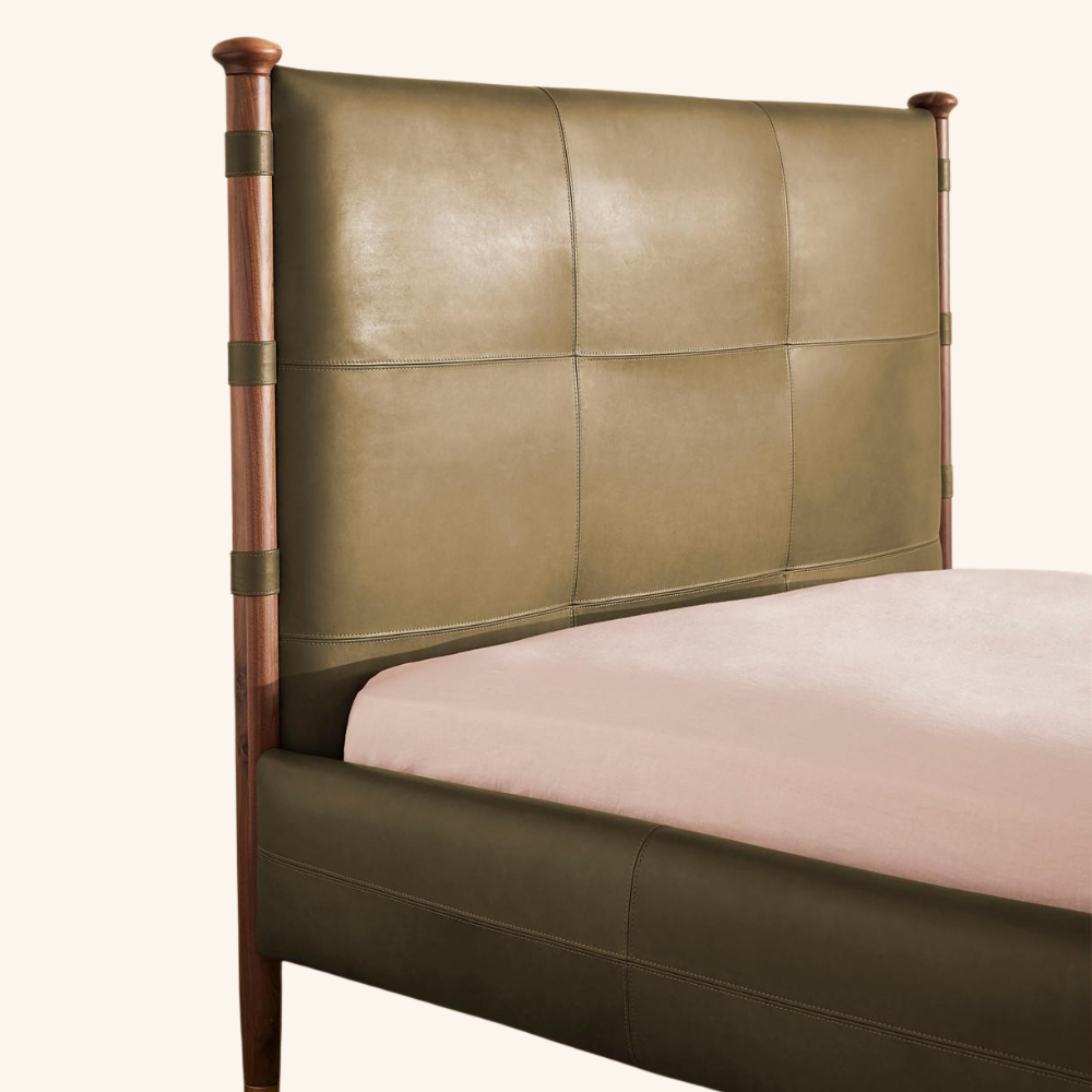 Aurora Leather Bed - Image 4