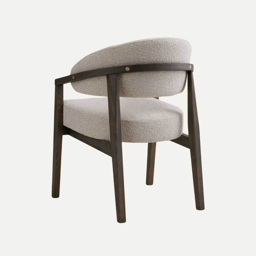 Nora Curved Arm Chair - Image 3