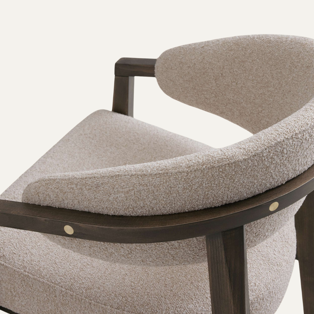 Nora Curved Arm Chair - Image 4