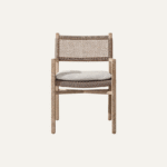 Woven Teak Outdoor Armchair