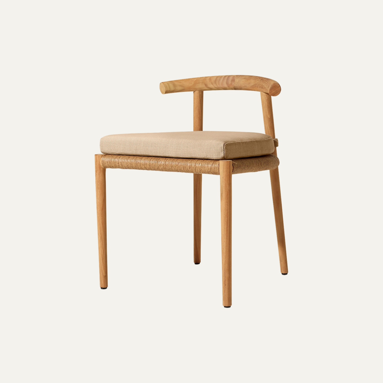 Arc Back Teak Dining Chair - Image 3