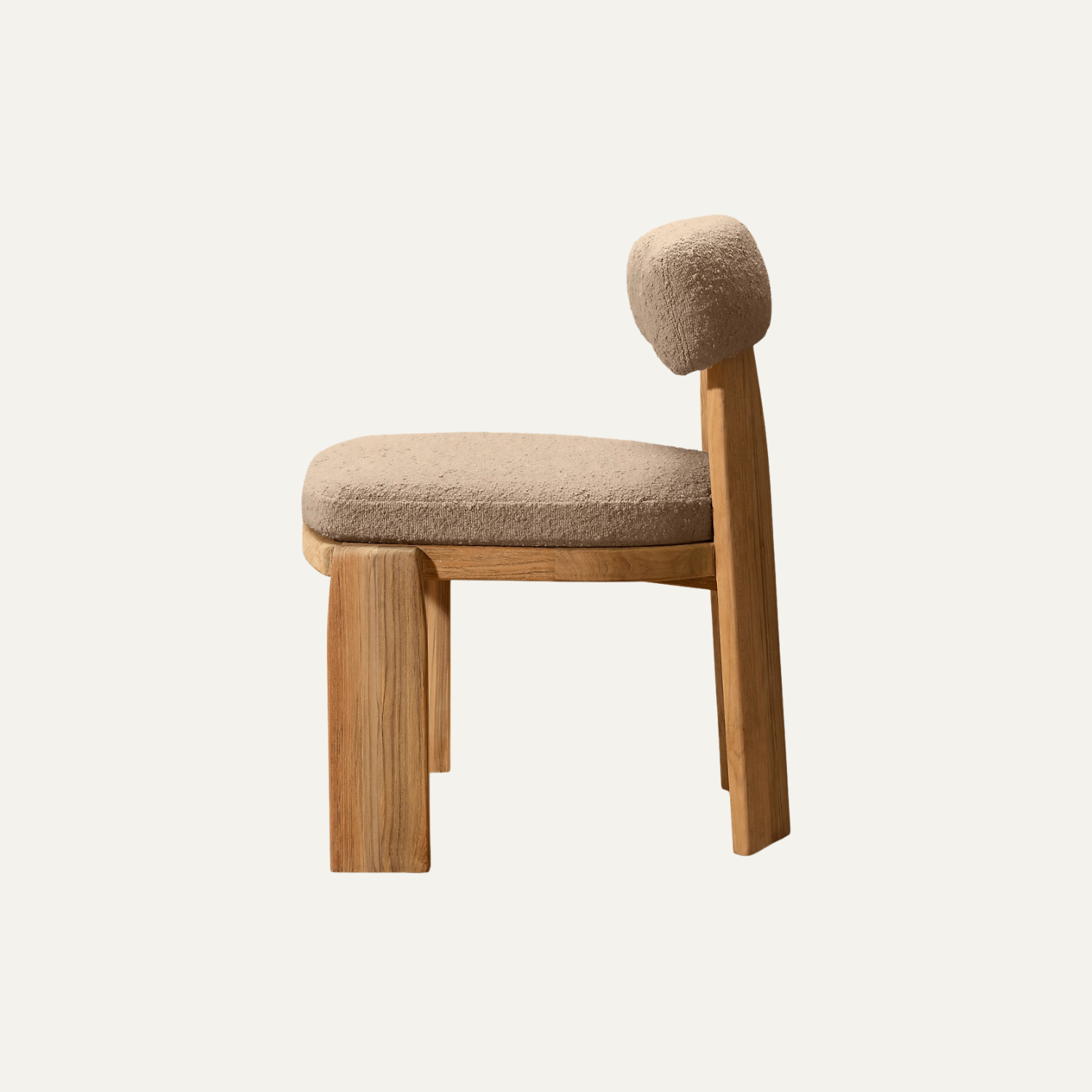 Curved Back Dining Chair - Image 4