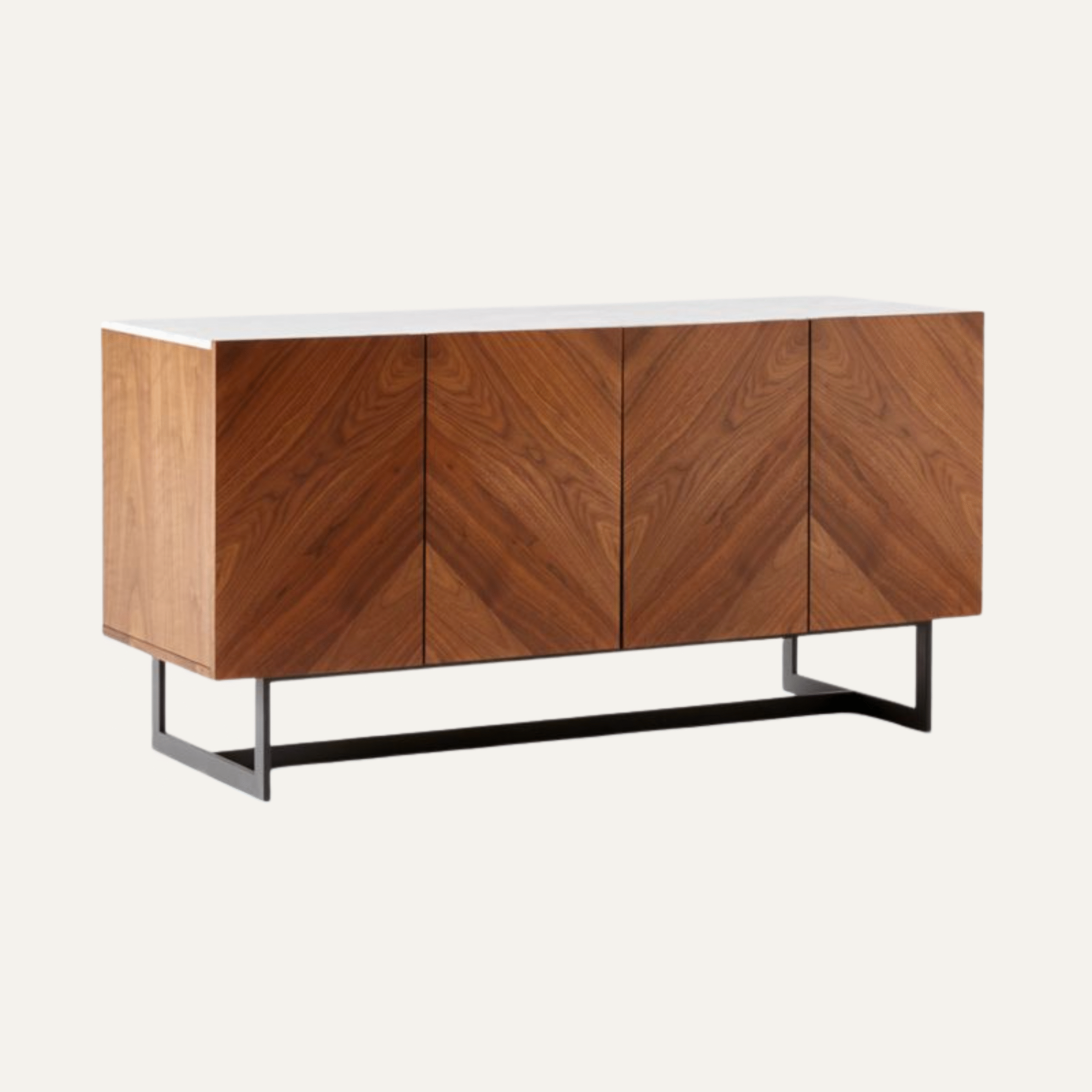 credenza walnut