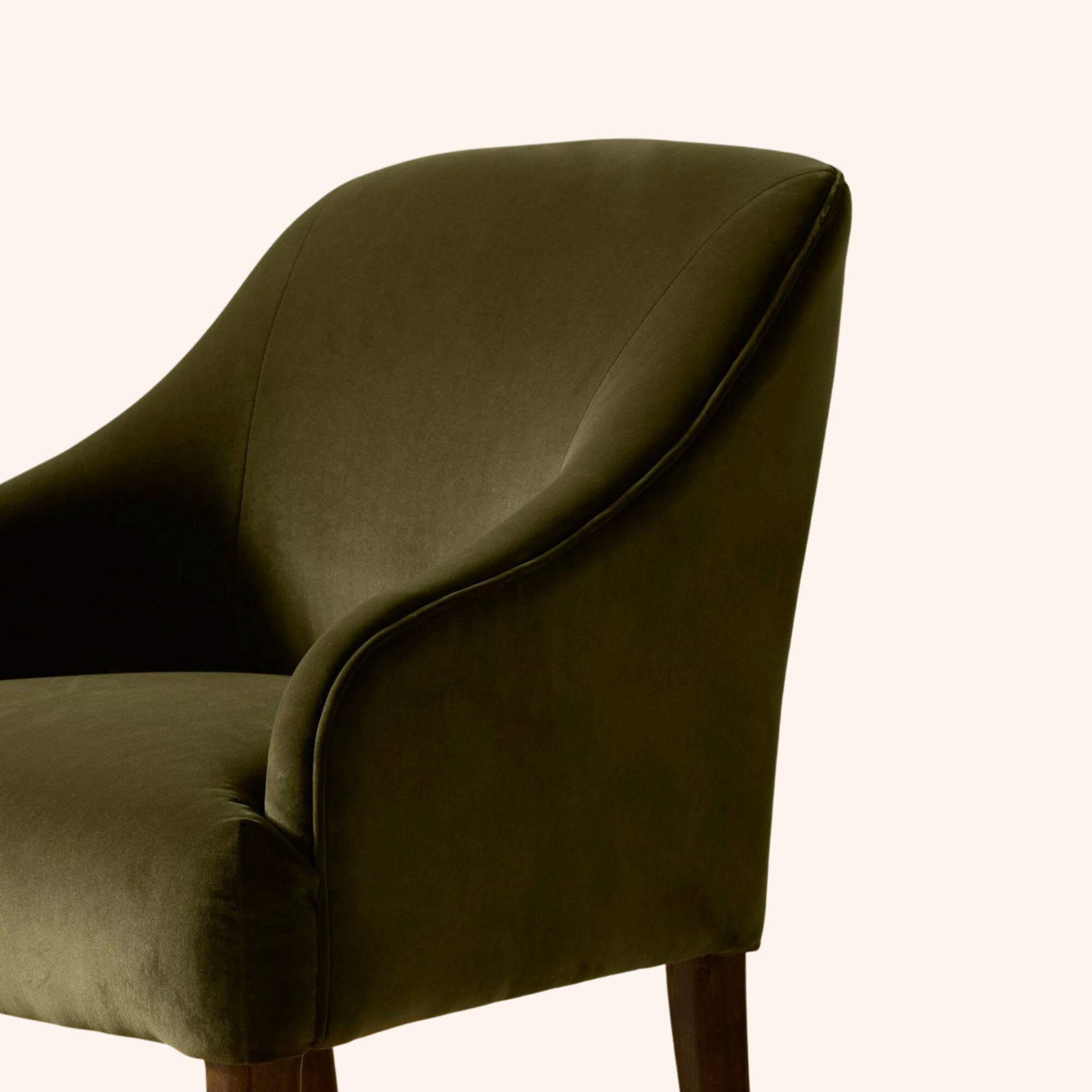 Verde Velvet Chair - Image 5