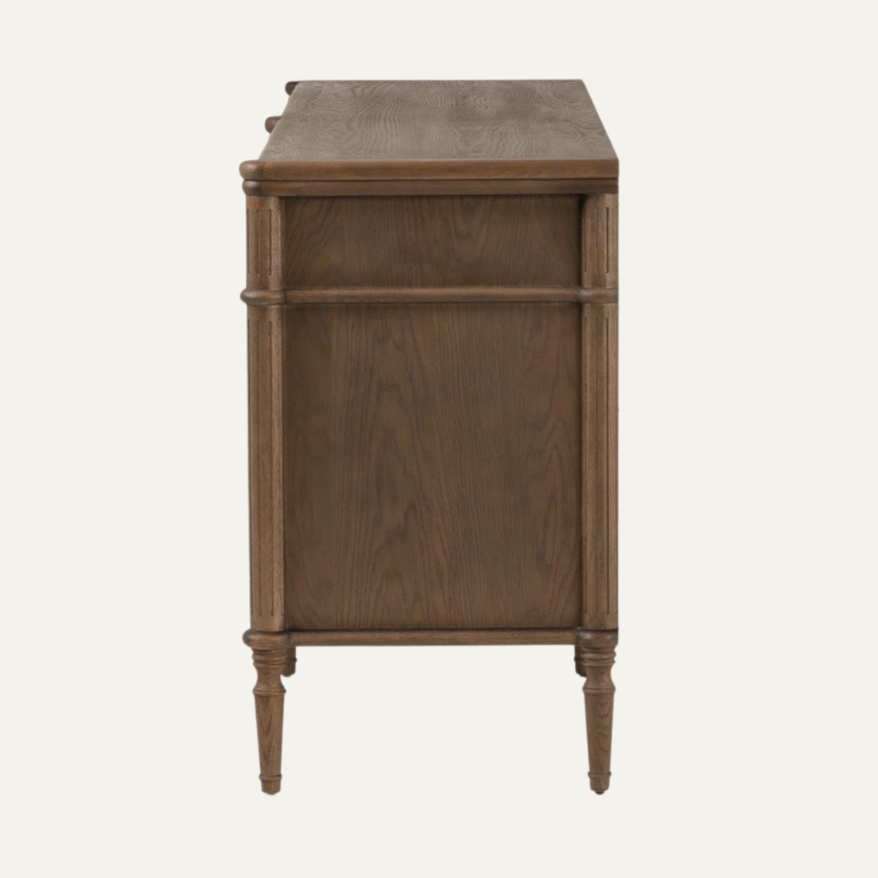 Linea Fluted Three-Drawer Dresser - Image 2