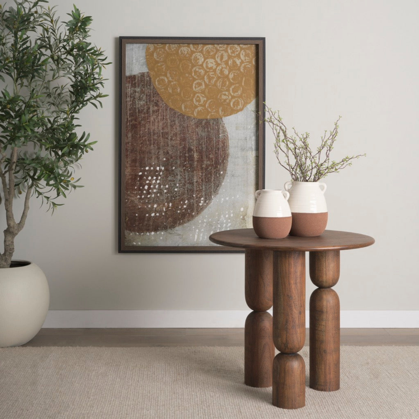 Etrusca Sculptural Side Table - Image 3