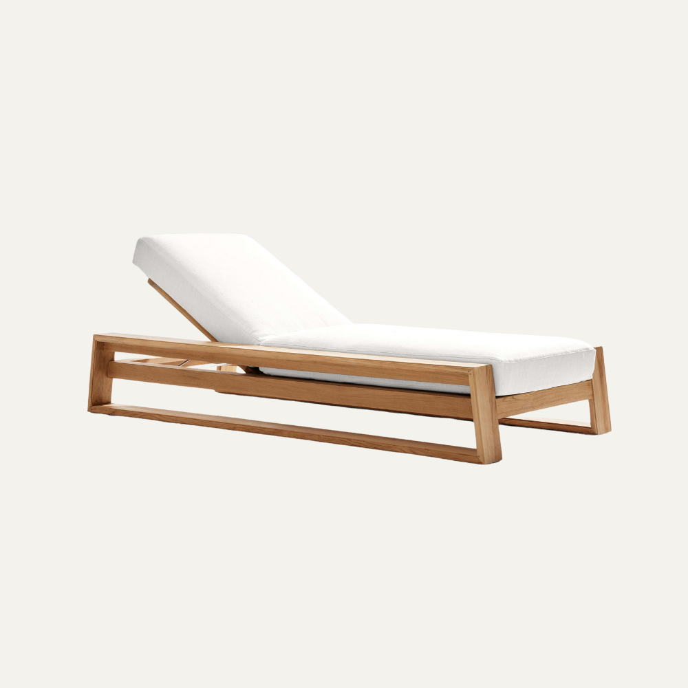 Aurelia Teak Sunlounger