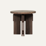 Obsidian Pillar Side Table