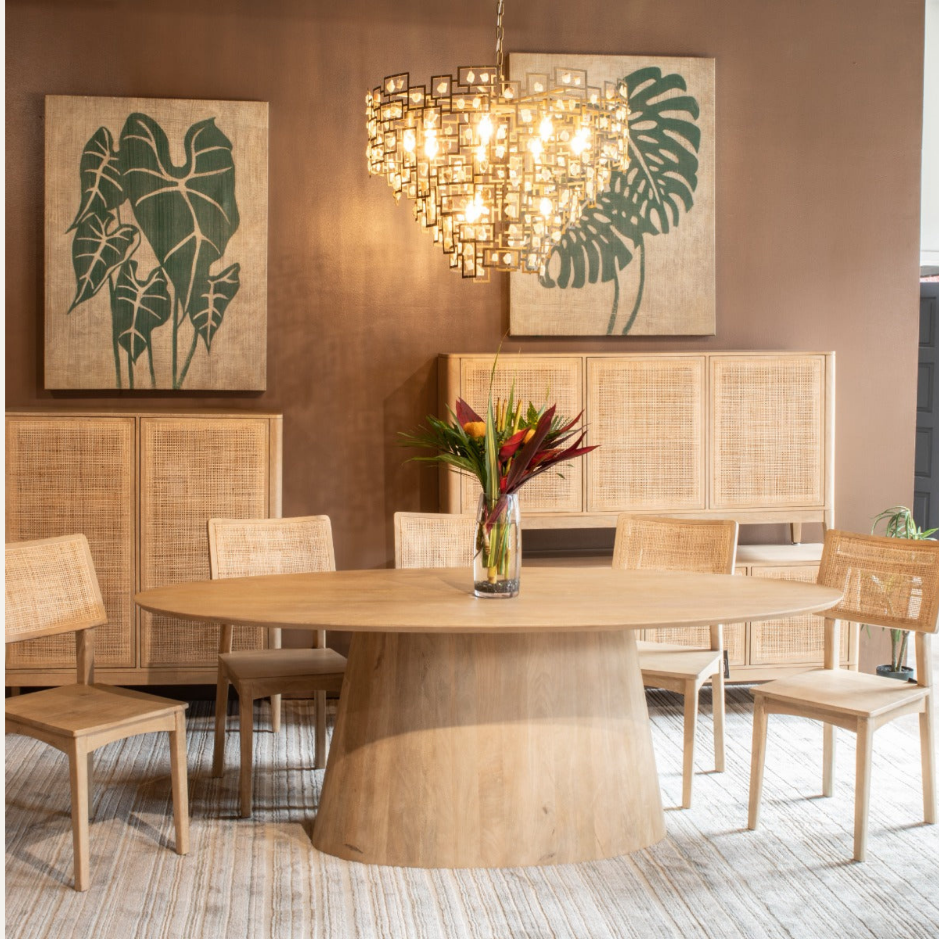 Aurelion Pedestal Dining Table - Image 4