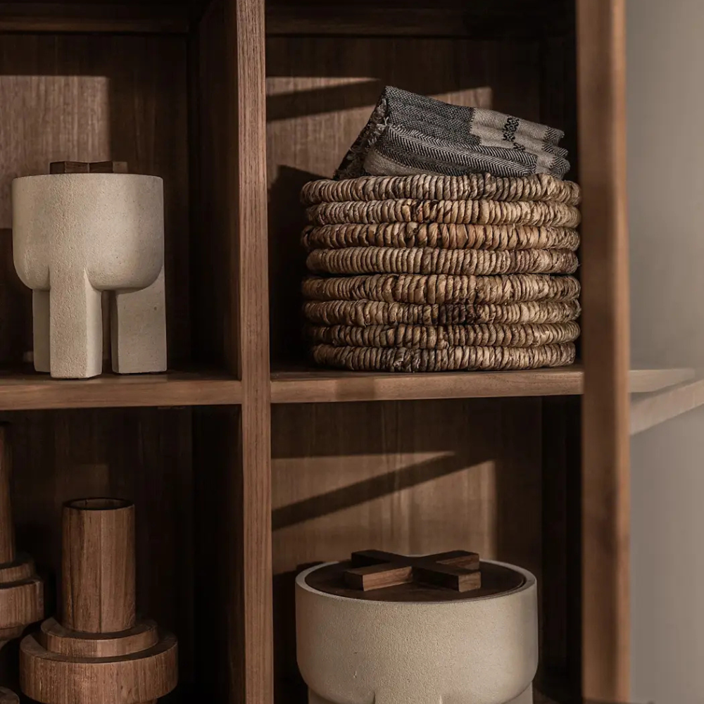 Rattan Front Display Cabinet - Image 4